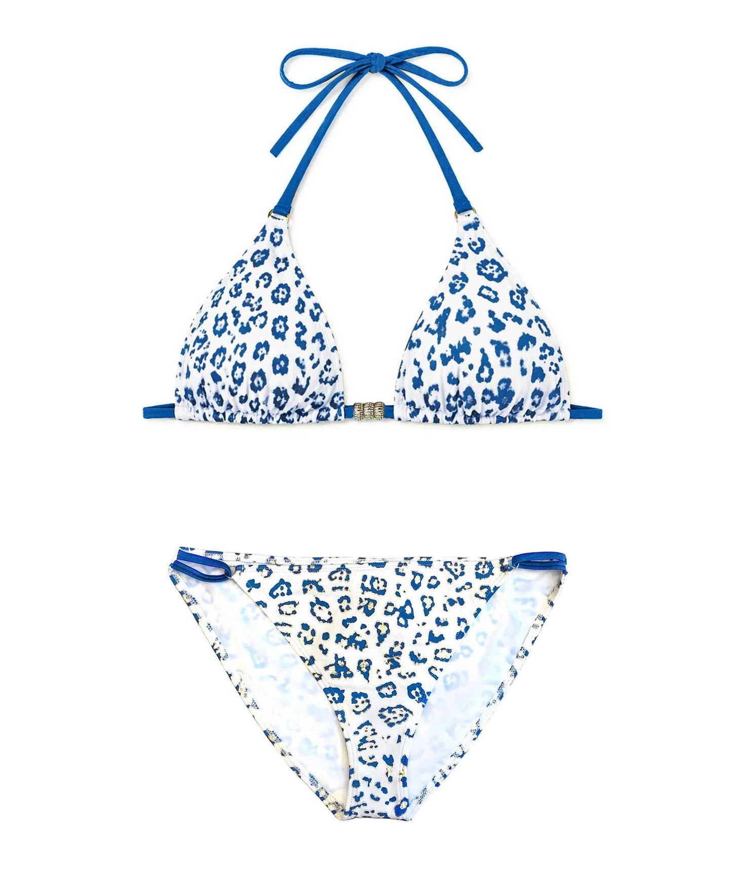 Maillot de bain deux pièces fille, bleu | SAVANNA 2P