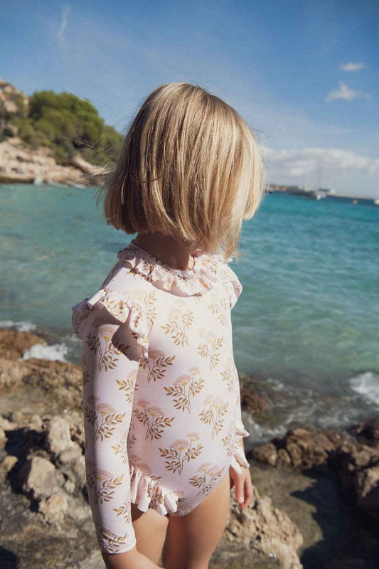 Maillot bébé fille Anti-UV, manches longues | JASMINE BEBE