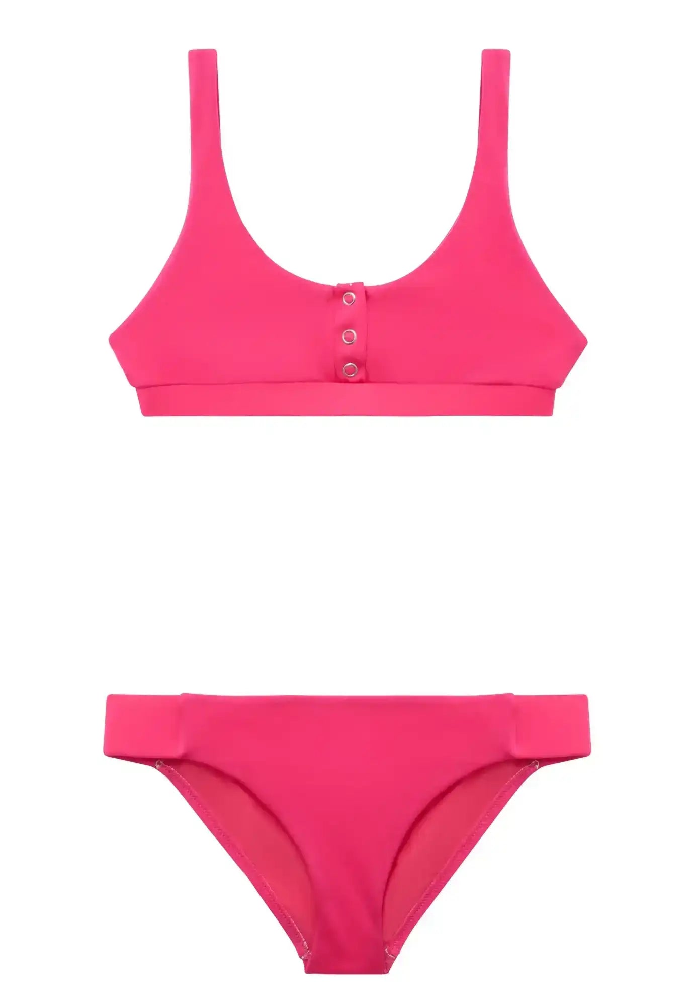 Bikini fille anti-uv rose flash | ACAPULCO