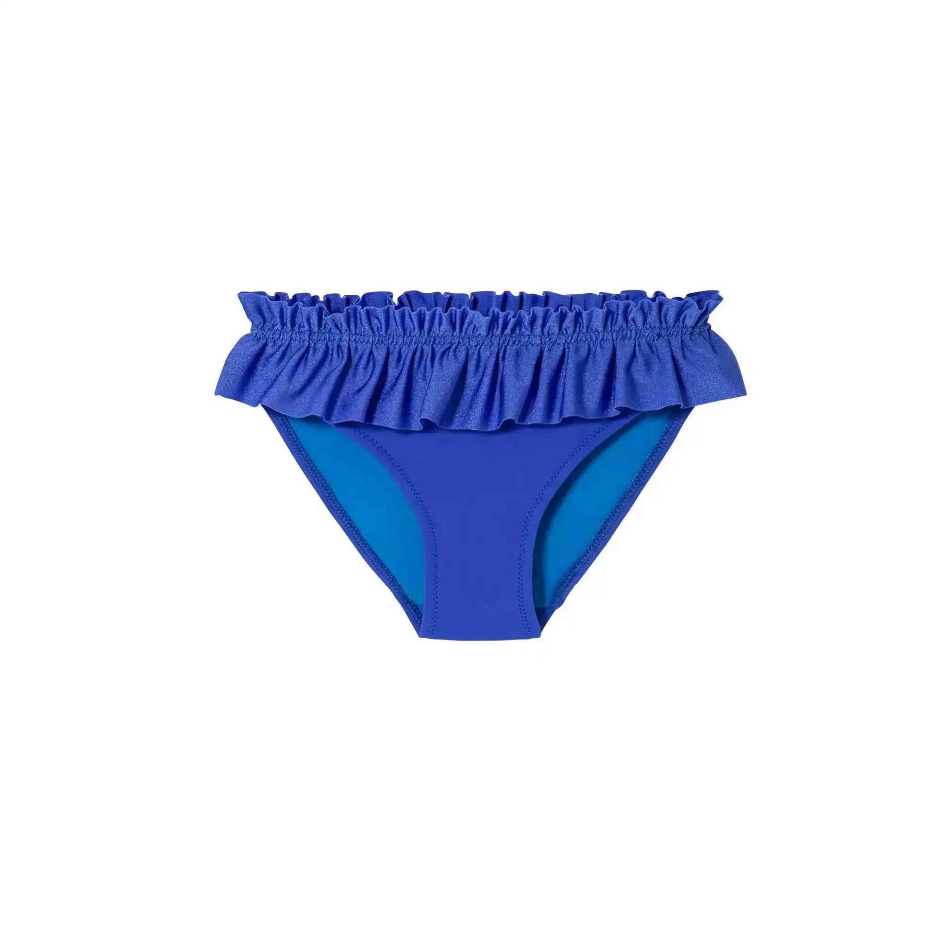 Culotte de bain bébé fille anti UV UPF50+, bleu | CULOTTE DE BAIN BORA BORA