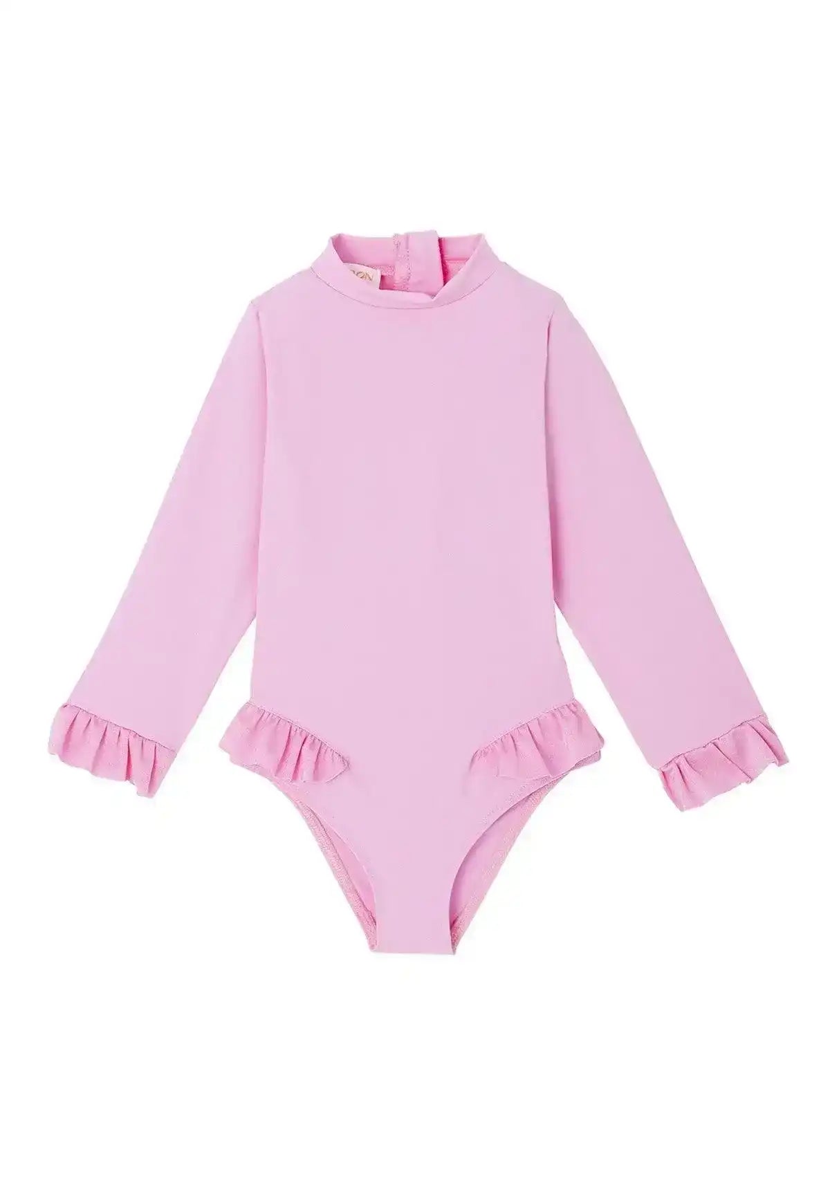 Maillot bébé fille anti-UV, lilas | BORA BORA BEBE
