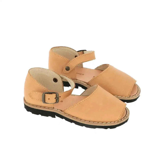 Sandales à boucle en cuir naturel | FRAILERA